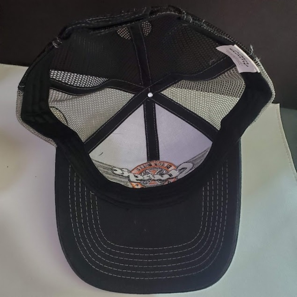 VTG 2004 Sturgis 64th Annual Rally South Dakota Black Snapback Vented Hat Cap - Picture 8 of 11